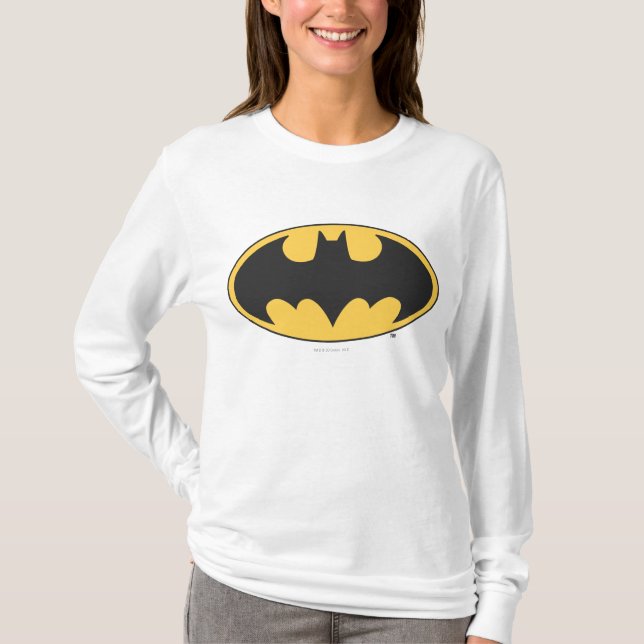 Batman Symbol | Oval-Logotyp T Shirt (Framsida)