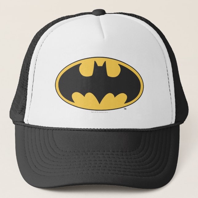 Batman Symbol | Oval-Logotyp Truckerkeps (Framsida)