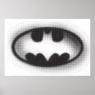 Batman Symbol Raster Logotyp Poster