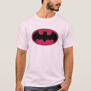 Batman Symbol Röd svart Logotyp Tröja