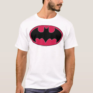 Batman Symbol Röd svart Logotyp Tröja