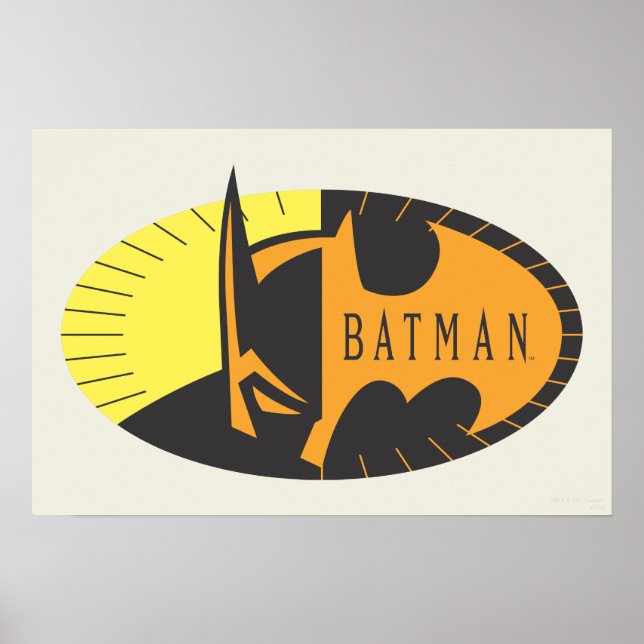 Batman Symbol | Silhouette-Logotyp Poster (Framsidan)