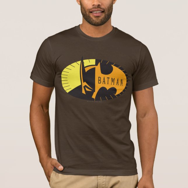 Batman Symbol | Silhouette-Logotyp T-shirt (Framsida)