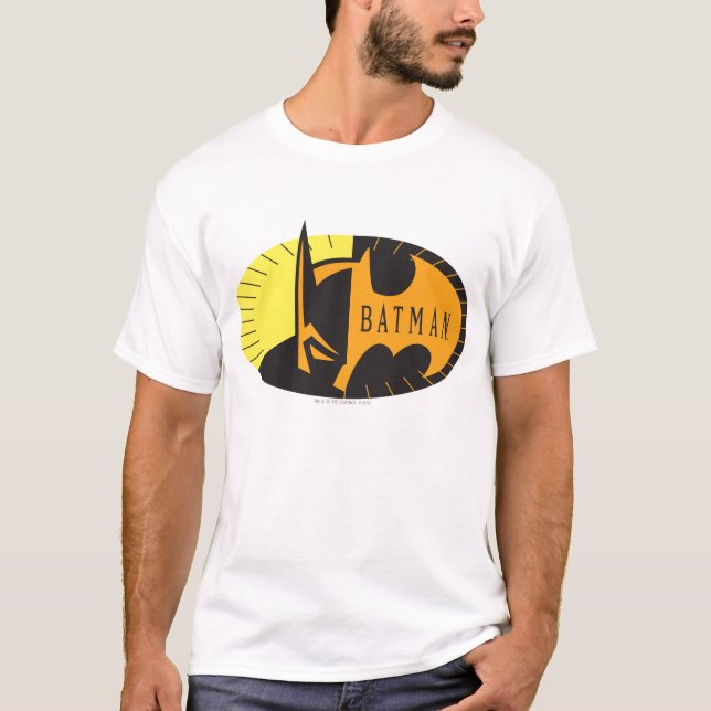 Batman Symbol | Silhouette-Logotyp Tee Shirt (Framsida)