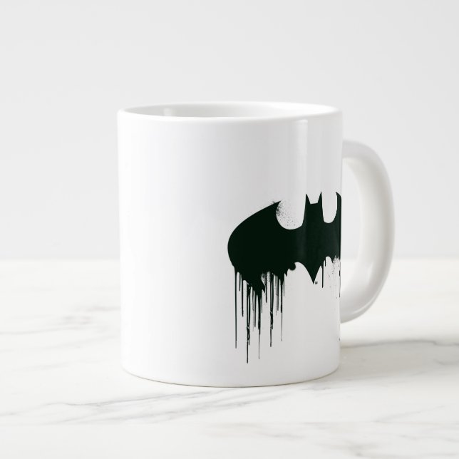 Batman Symbol | Spraycolor-Logotyp Jumbo Mugg (Framsida höger)
