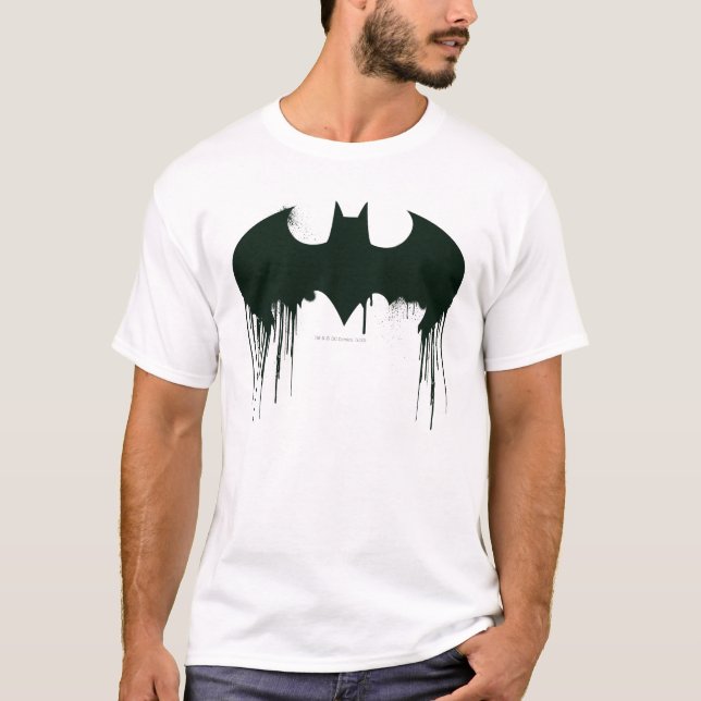 Batman Symbol | Spraycolor-Logotyp Tee (Framsida)