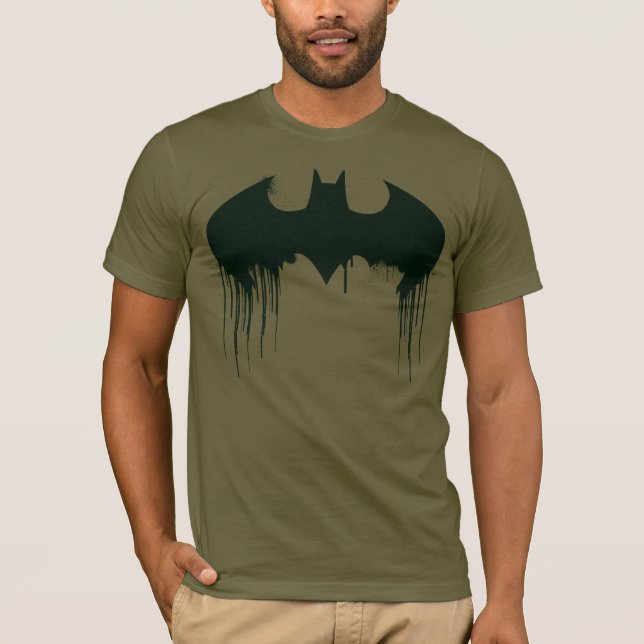 Batman Symbol | Spraycolor-Logotyp Tee (Framsida)