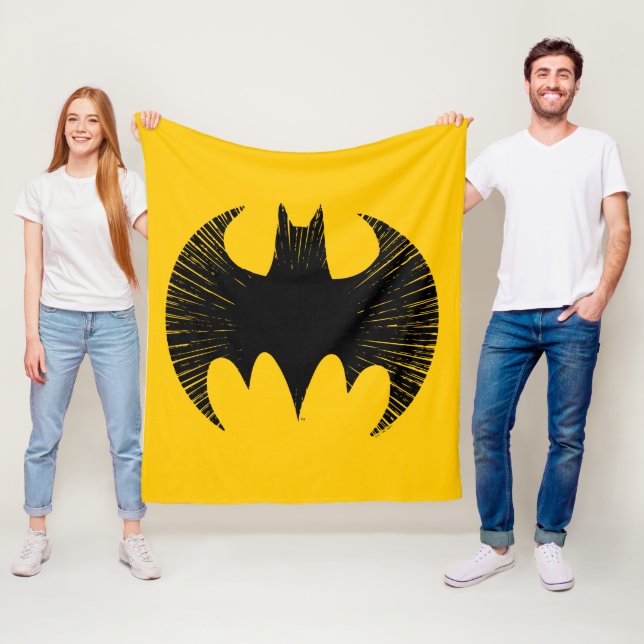 Batman Symbol | Strömma Logotyp Fleecefilt (På plats)