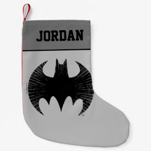 Batman Symbol   Strömma Logotyp Liten Julstrumpa