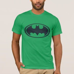 Batman Symbol   Svartvit Logotyp T Shirt