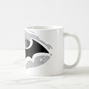 Batman Symbol Utnyttjad Logotyp Kaffemugg