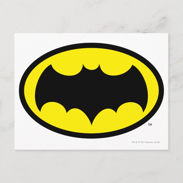 Batman Symbol Vykort (Framsida)