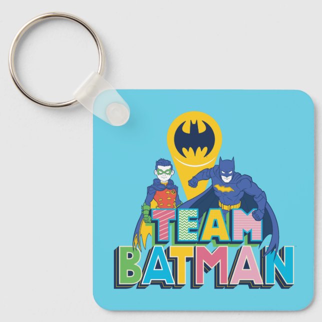 Batman | Team Batman Nyckelring (Framsida)