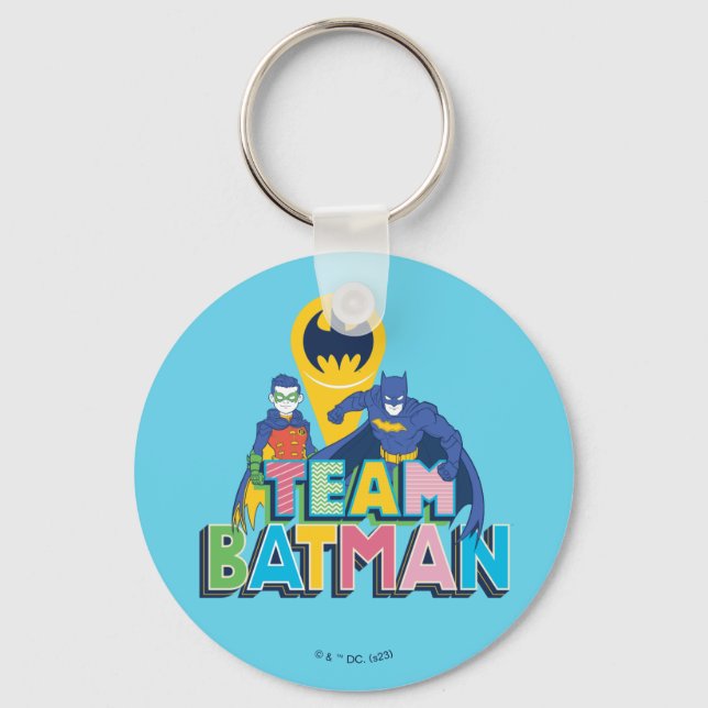 Batman | Team Batman Nyckelring (Framsida)