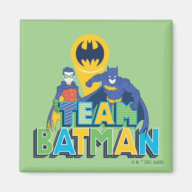 Batman | Team Batman & Robin Magnet (Framsidan)
