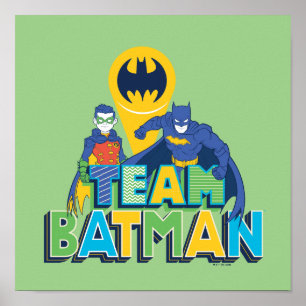 Batman Team Batman & Robin Poster