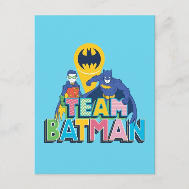 Batman | Team Batman Vykort (Framsida)