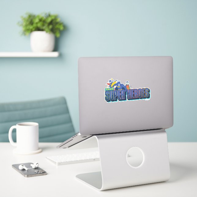 Batman | Team Toppen Heroes Klistermärken (Laptop På Skrivbordet)