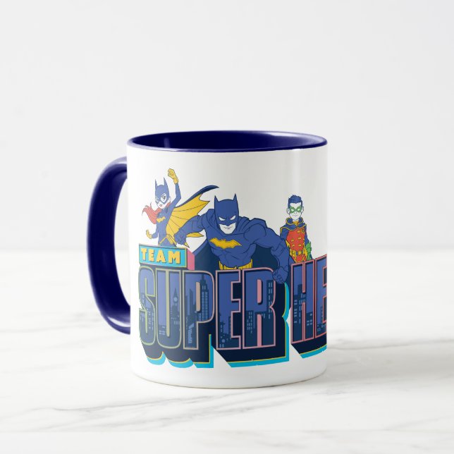 Batman | Team Toppen Heroes Mugg (Framsida vänster)