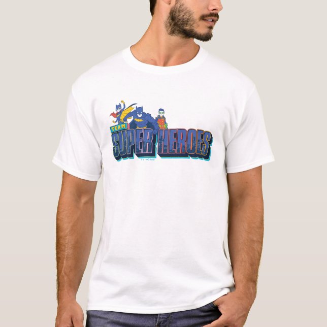 Batman | Team Toppen Heroes T Shirt (Framsida)