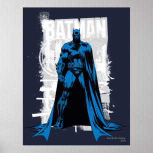 Batman Tecknad - Fullt för Vintage Poster