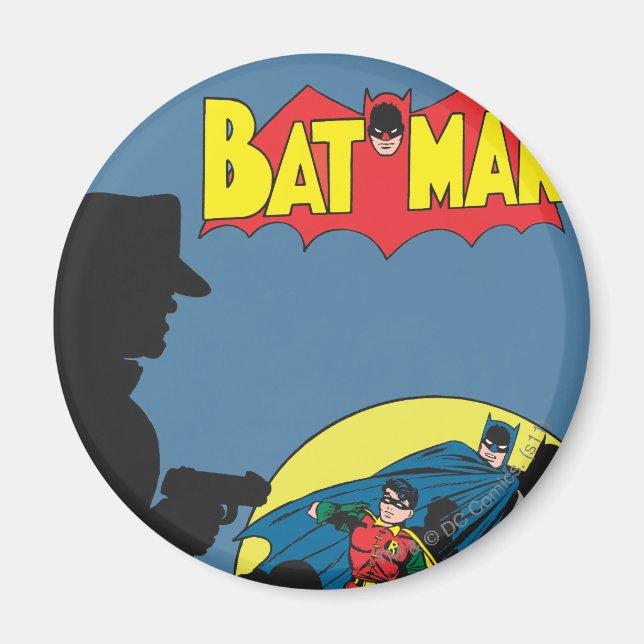 Batman Tecknad - med Robin Magnet (Framsidan)