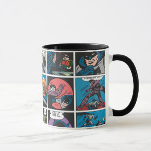 Batman Tecknad Panel 5x5 Mugg