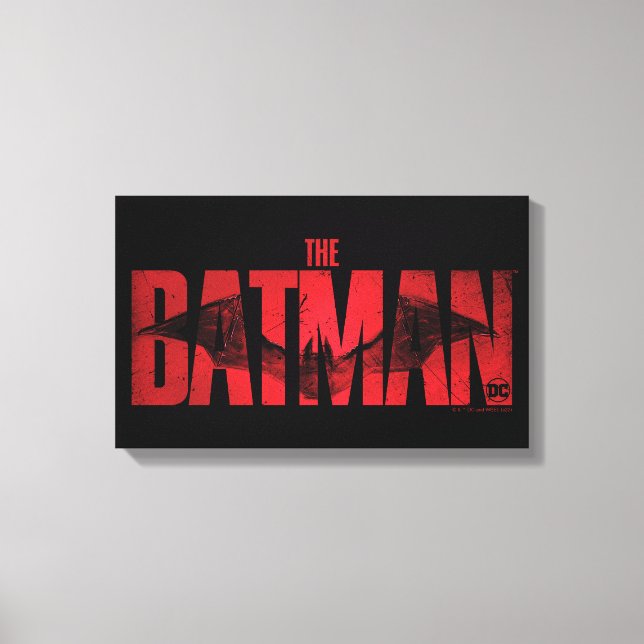 Batman Theatrical Logotyp Canvastryck (Framsida)