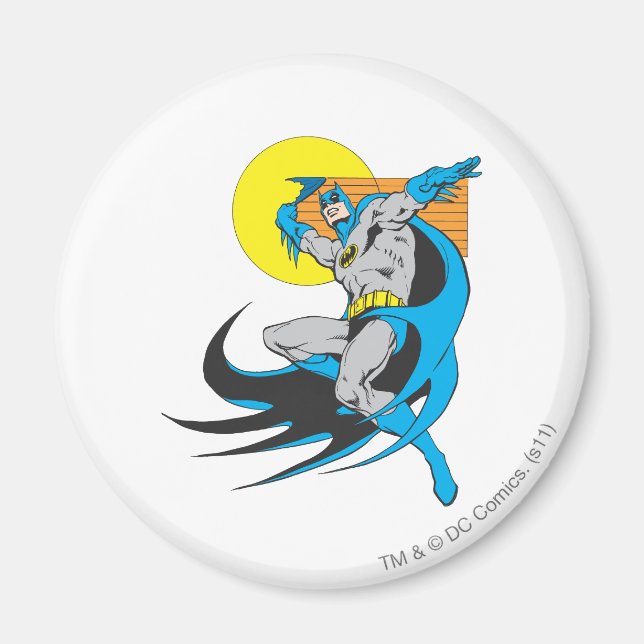 Batman Throws Batarang 2 Magnet (Framsidan)