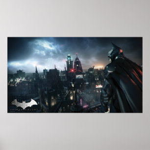 Batman Tittar över City Poster