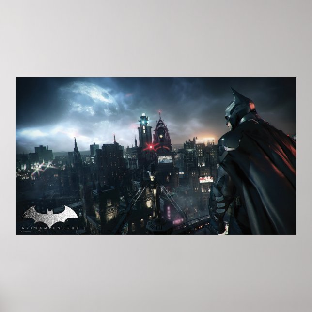 Batman Tittar över City Poster (Framsidan)