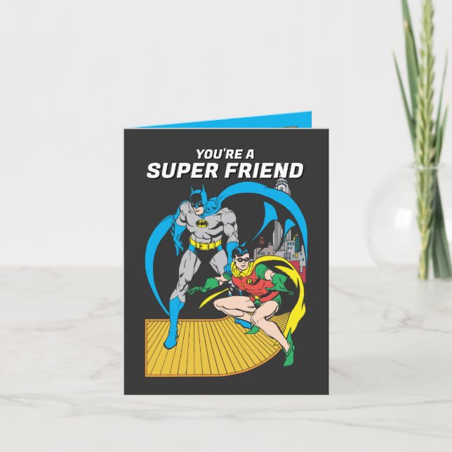 Batman Toppen Friend | Alla hjärtans dag Anteckningskort (Framsida)