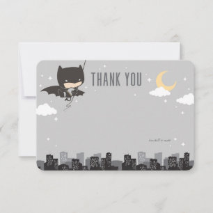 Batman Toppen Hero Baby Shower Tack Inbjudningar
