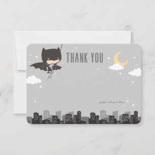 Batman Toppen Hero First Birthday Tack Inbjudningar