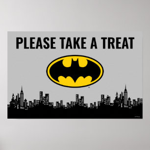 Batman   Träffskylt på födelsedagen Poster