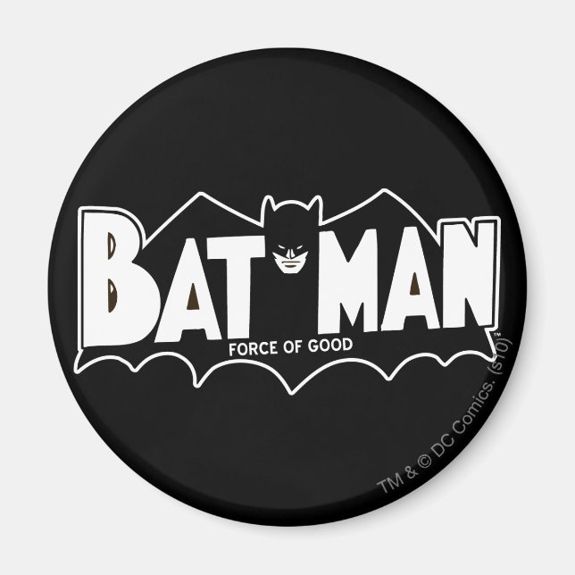 Batman | Tvångseffekt för Bra 60-talets Logotyp Magnet (Framsidan)