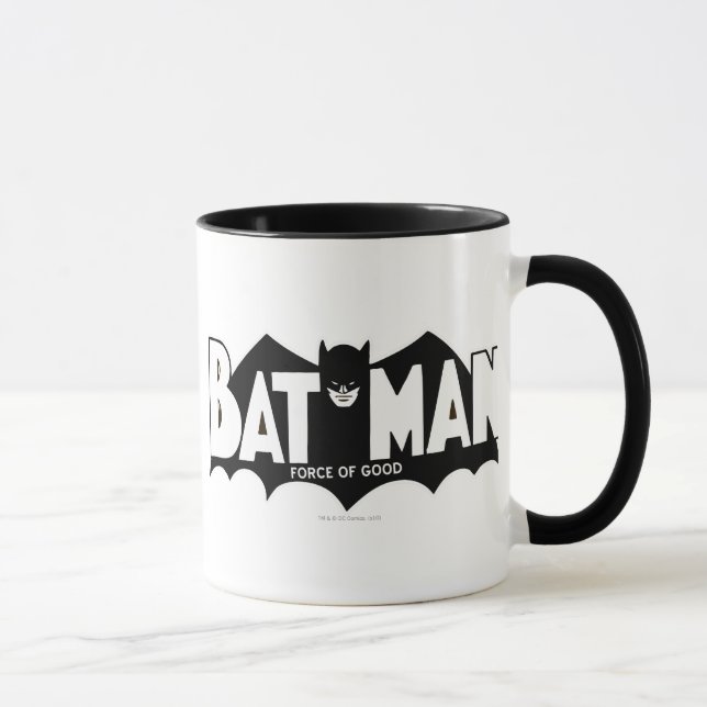 Batman | Tvångseffekt för Bra 60-talets Logotyp Mugg (Höger)