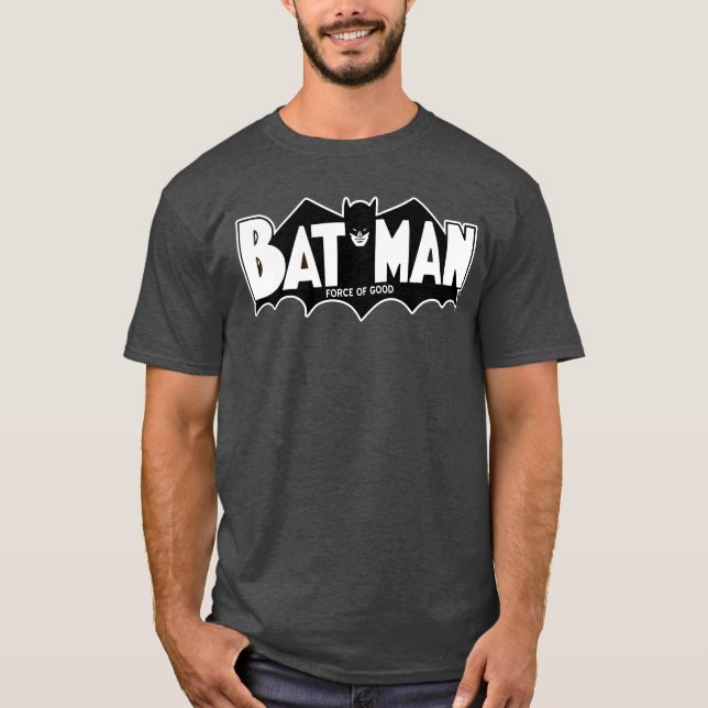 Batman | Tvångseffekt för Bra 60-talets Logotyp Tee Shirt (Framsida)