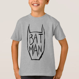Batman Type in Head T-shirt