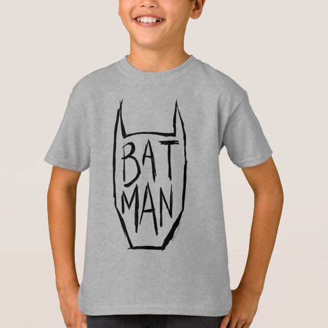 Batman Type in Head T-shirt (Framsida)