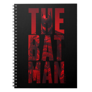 Batman Typography Cutout Anteckningsbok