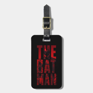 Batman Typography Cutout Bagagebricka