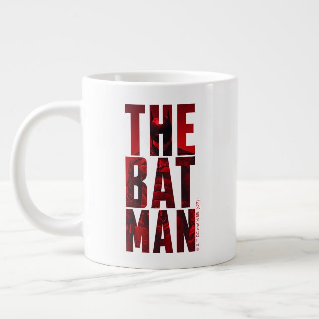 Batman Typography Cutout Jumbo Mugg (Vänster)