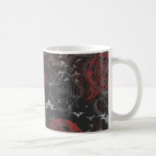 Batman Urban Legends - Fladdermus Frimärke Mönster Kaffemugg