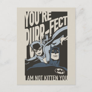 Batman Valentine Catshe - You are Purr-fect Helg Vykort