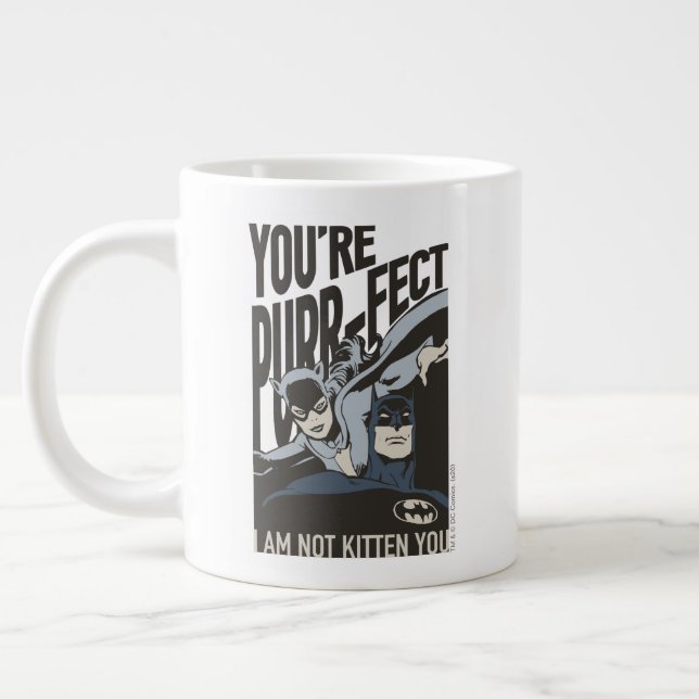 Batman Valentine | Catshe - You are Purr-fect Jumbo Mugg (Vänster)