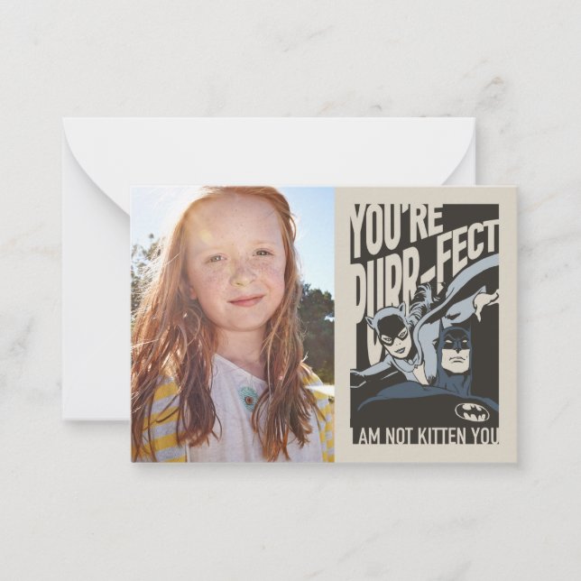 Batman Valentine | Catwoman - Du är underbar Anteckningskort (Framsida)