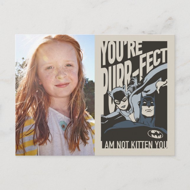 Batman Valentine | Catwoman - Du är underbar Vykort (Framsida)