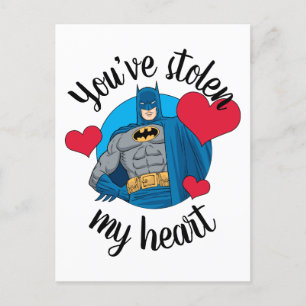 Batman Valentine Du har stulnat mitt hjärta Helg Vykort