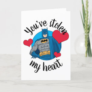 Batman Valentine Du har stulnat mitt hjärta Helgkort